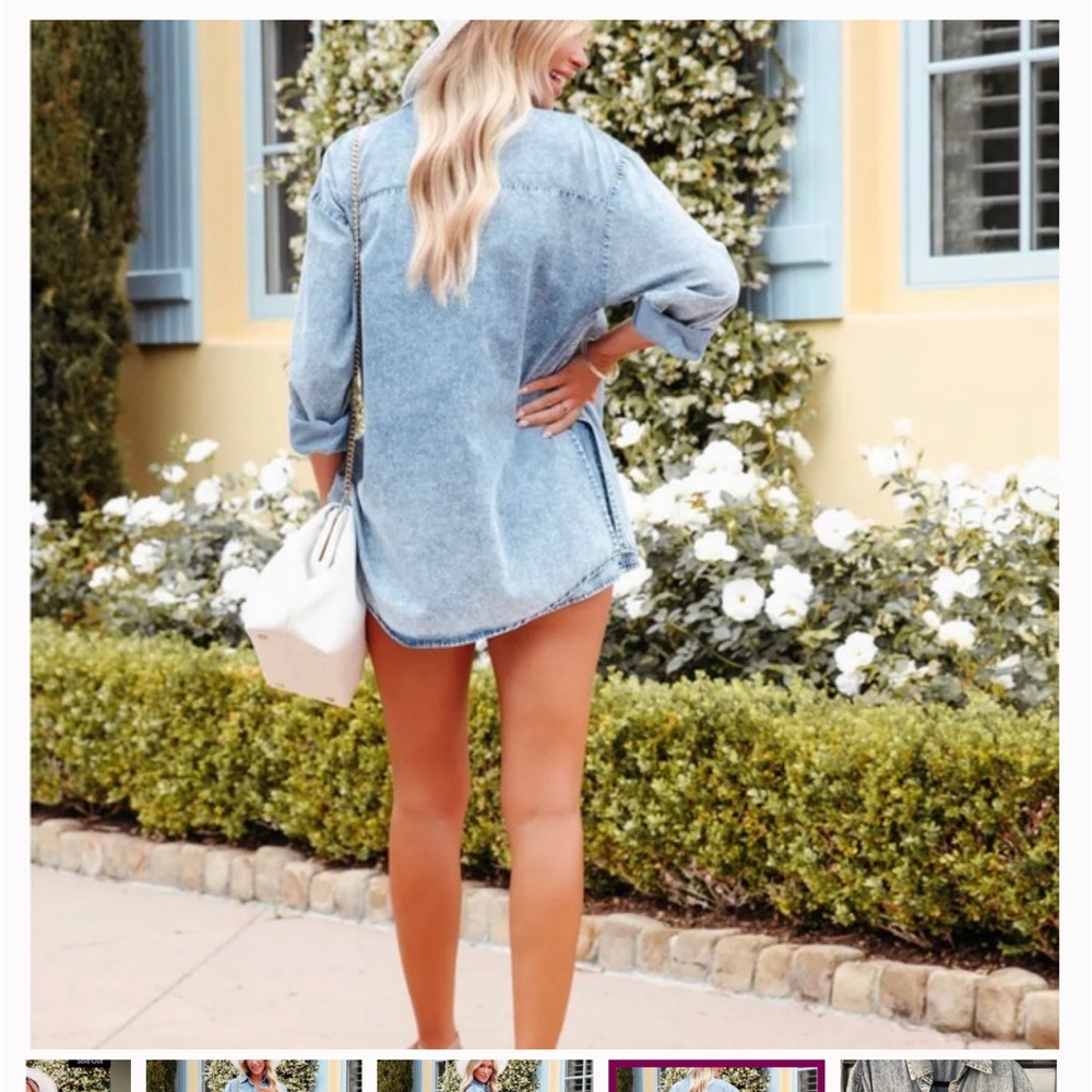 Shirt dress romper